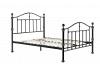 4ft6 Double Viceroy Traditional, Black Nickel Metal Bed Frame 2